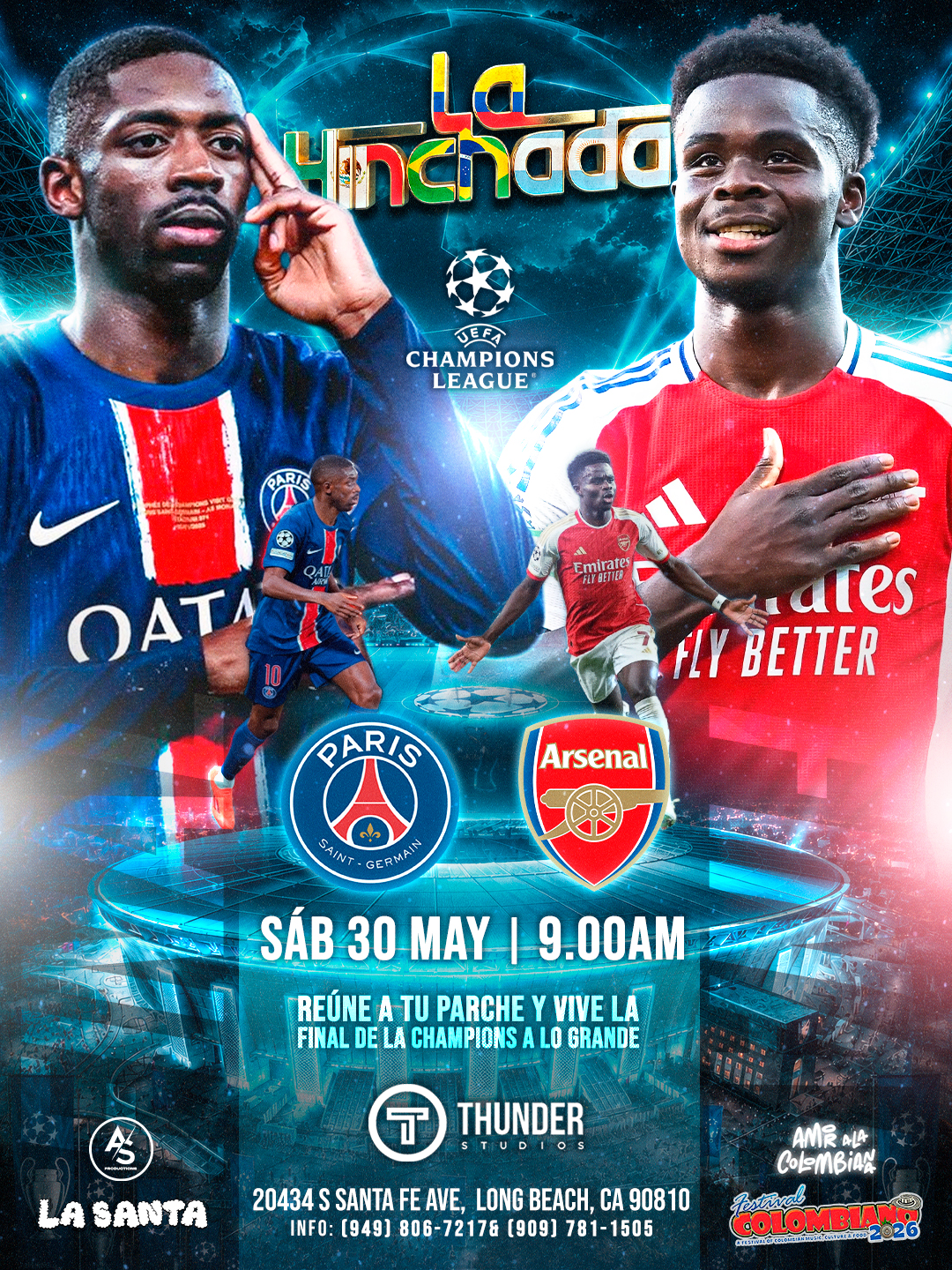 UEFA Champions League Final · PSG vs Arsenal · May 30